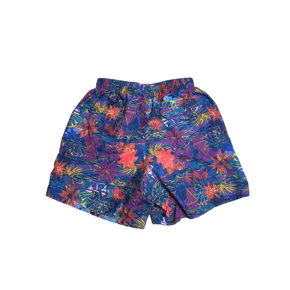 L.L. Bean Hawaiian Swim Shorts Size Small - Picture 5 of 8